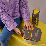 b.box Batman Mini Lunchbox 1 L 21 × 16.8 × 7.3 cm Grey & Yellow