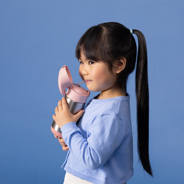 B Box Insulated Drink Bottle Sipper 350 Ml - Blush Crush