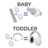 Dooky Ear Protection 2 in 1 Baby & Junior 0-12 Year