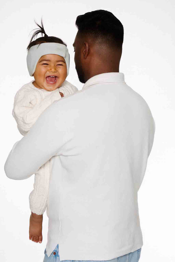 Dooky Headband Baby Ear Protection 6-12m Grey