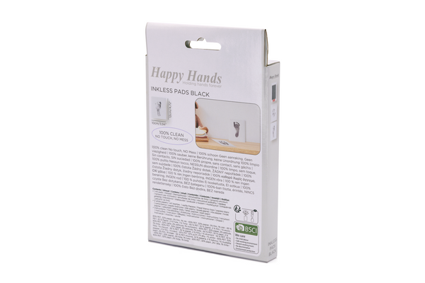 Dooky Happy Hands Inkless Pads - Black