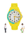 Spiky EVA30 Round Sports Analog Kids Watch 3–14Y – Yellow
