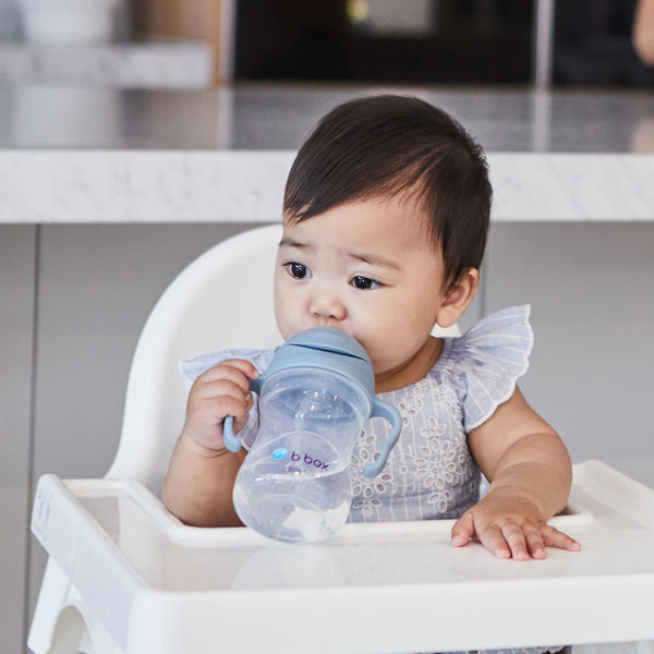 b.box Weighted Straw Sippy Cup 240 ml – Ocean Blue