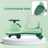 R For Rabbit Iya Iya Dino Swing Ride On Car - Sea Green
