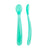 Chicco Soft Silicone Spoon For Boys 2Pcs 6M+