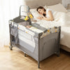 R For Rabbit Hide N Seek Multiplay Cot - Black Multi