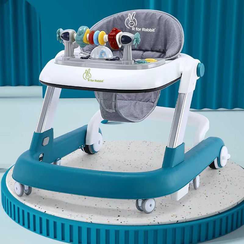 R For Rabbit Baby Walker Little Feet Blue