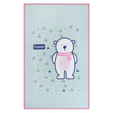 Hopop Multipurpose Baby Massage Mat & Waterproof Diaper Changing Mat Bear Blue