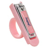 Hopop Baby Nail Clipper With Finger Grip Pink