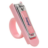 Hopop Baby Nail Clipper With Finger Grip Pink