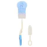 Hopop Bottle & Nipple Cleaning Brush 2-in-1 Blue
