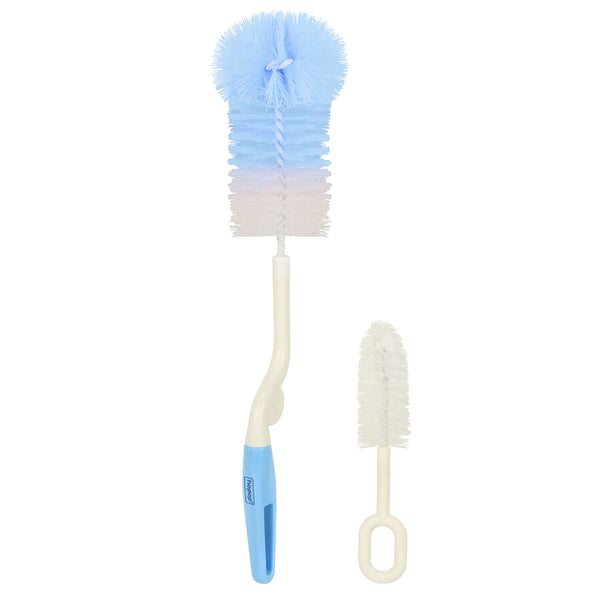 Hopop Bottle & Nipple Cleaning Brush 2-in-1 Blue