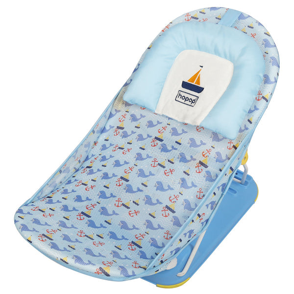 Hopop Anti-Skid Compact Baby Bather 0-12M Blue