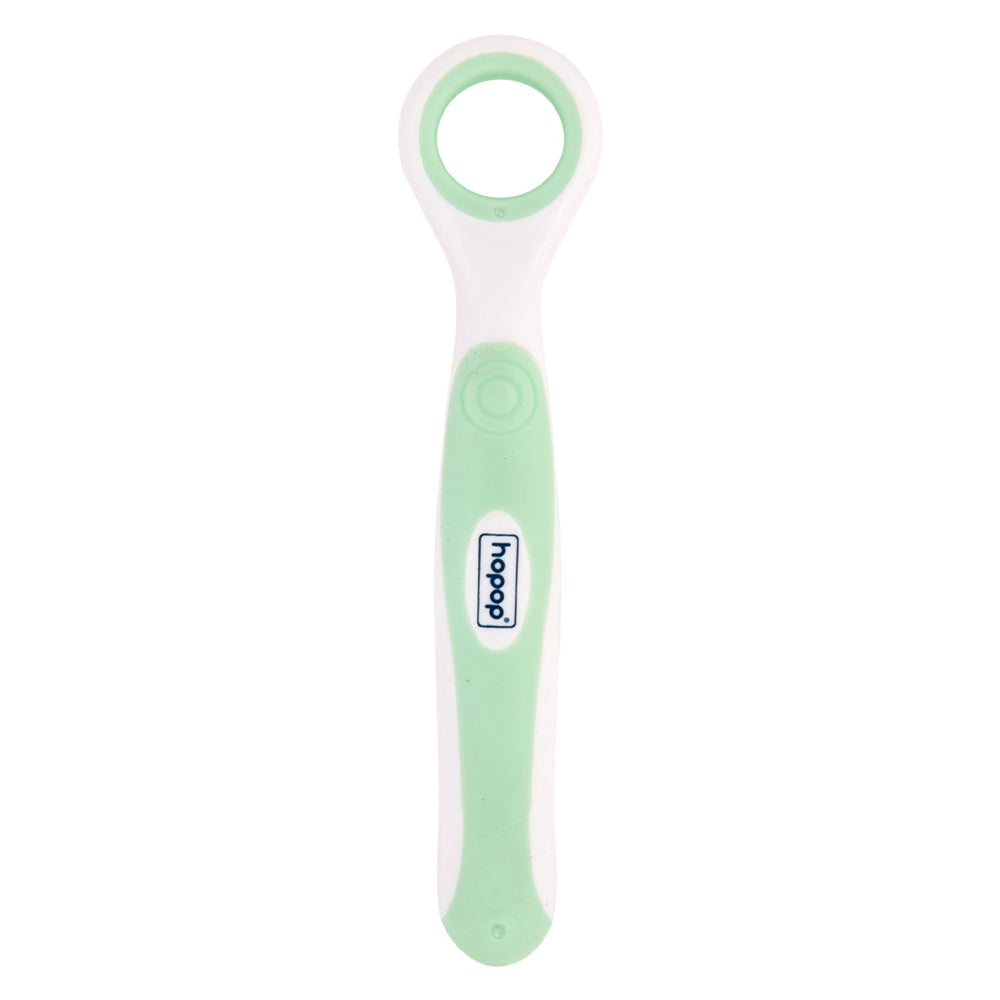 Hopop Soft & Gentle Tender Tongue Cleaner Pack of 1 Green