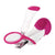 Hopop Nail Clipper with Magnifying Lens - Pink