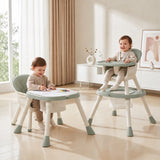 R for Rabbit Cherry Berry Multi 6-in-1 High Chair 6 Months-7 Years Ash Grey