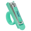 Hopop Baby Nail Clipper Cutter with Finger Grip Green