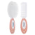 Hopop Baby Soft Bristle Hair Brush & Rounded Teeth Comb Set Peach 0M+