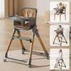 R For Rabbit 3 in 1 Walnut High Chair - Dark Grey