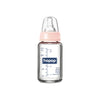 Hopop Glass Feeding Bottle Slim Neck 4Oz 120Ml (Asst Color)