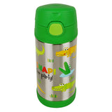 Hopop Insulated Stainless Steel Sipper With Straw - Alligator 300ML