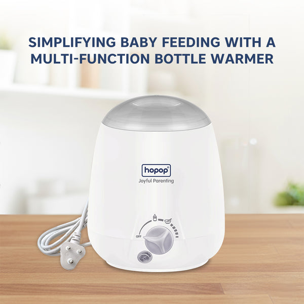 Hopop 2-in-1 Multifunctional Baby Bottle & Food Warmer White