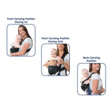 Hopop 3-in-1 Cuddle Me Baby Carrier 3-12 Months Red