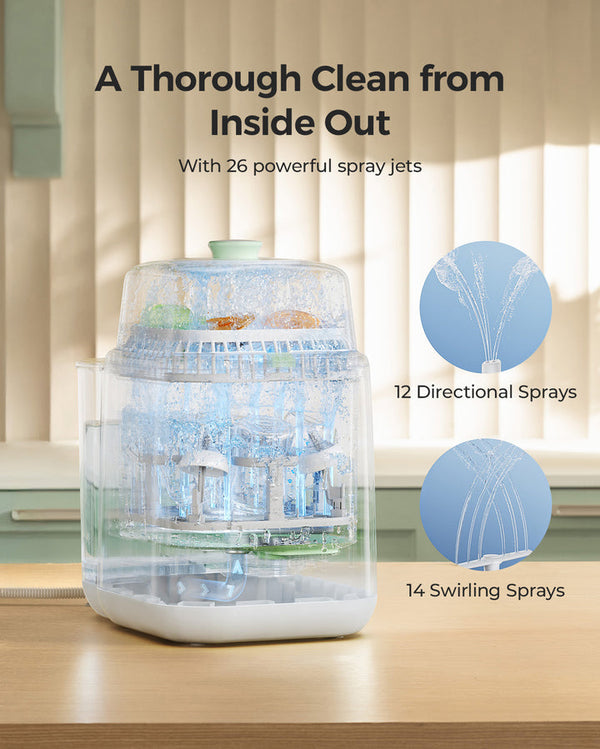 Momcozy KleanPal Pro Baby Bottle Washer and Sterilizer