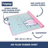 Hopop Multipurpose Baby Massage Mat & Waterproof Diaper Changing Mat Bear Blue