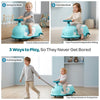 R for Rabbit Iya Iya Poppy 3-in-1 Kids Swing Car 2Y+ Lake Blue