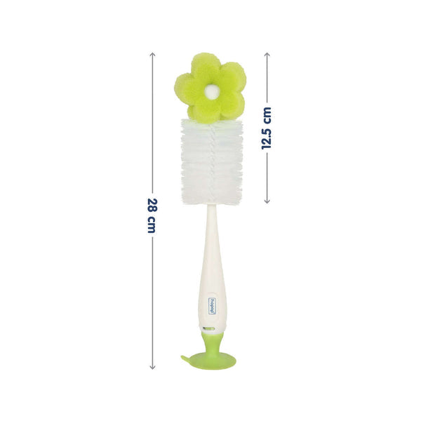 Hopop Bottle & Nipple Cleaning Sponge Brush One Size – Green