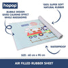 Air Filled Multipurpose Waterproof Massage Mat - Train Blue