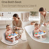 Baby Bath Seat R for Rabbit Fun Time Cozy 2 in 1 6M+ Up to 15kg Baby Bath Seat – Grey Ivory