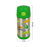 Hopop Insulated Stainless Steel Sipper With Straw - Alligator 300ML