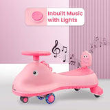 R For Rabbit Swing Car Iya Iya Dino Pink