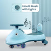 R for Rabbit Swing Car Iya Iya - Dino Blue