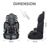 R For Rabbit Car Seat Jumping Jack Racer Grey Black