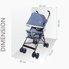 R for Rabbit Stroller Pixie Blue Grey