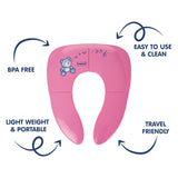 Hopop Foldable Travel Potty Seat 6M-4Y Pink