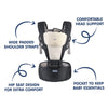 Hopop Elegant Hip Seat Baby Carrier5 in 1 - Black
