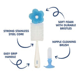 Hopop Bottle & Nipple Cleaning Sponge Brush One Size – Green