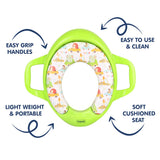 Hopop Soft Cushioned Baby Potty Seat with Easy Grip Handles - Animal