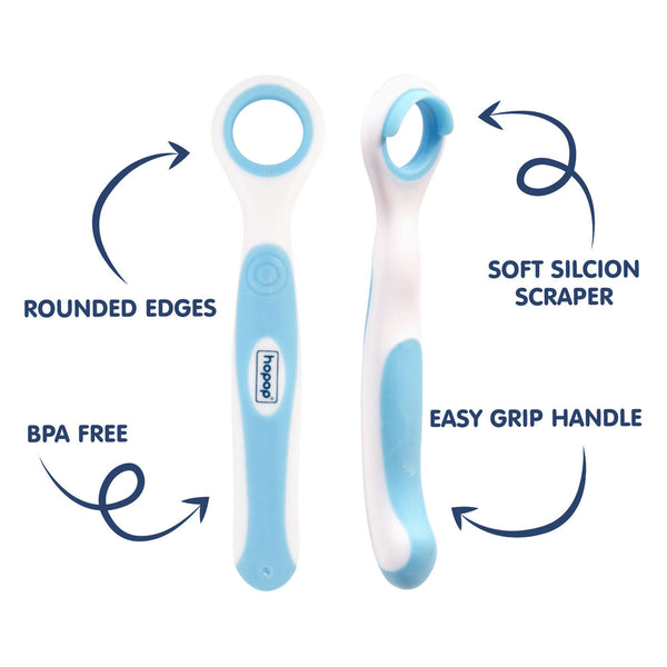 Hopop Tongue Cleaner Pack Of 1 - Blue