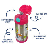 Hopop Insulated Stainless Steel Sipper With Straw - Lady Bug 300ML