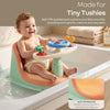 R for Rabbit Fun Time Cozy 2 in 1 6M+ Up to 15kg Baby Bath Seat– Peach Mint