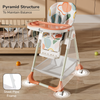 R For Rabbit High Chair Marshmallow Abstract Peach