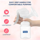 Hopop Harmony Express Manual Breast Pump 2-Level Suction One Size – White