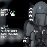 R For Rabbit Car Seat Jumping Jack Racer Grey Black