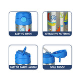 Hopop Insulated Stainless Steel Sipper With Straw - Boat 300ML