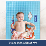 Hopop Multipurpose Baby Massage & Waterproof Diaper Changing Mat Plane One Size – White